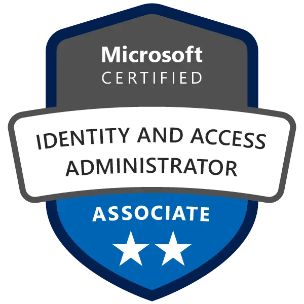 Microsoft Identity and Access Administrator Accociate Badge