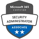 Microsoft 365 Security Administrator Associate Badge